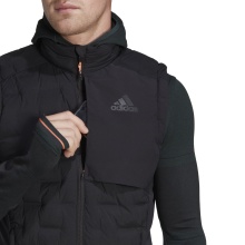 adidas Running Vest X-City (thin insulation, warm wearing comfort) black Men